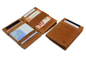 Wallet - Garzini Essenziale Magic Coin Wallet - Camel Brown