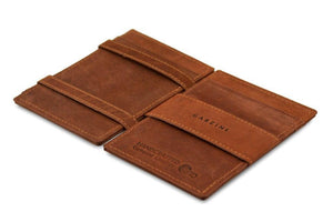 Wallet - Garzini Essenziale Magic Wallet ID Window - Java Brown
