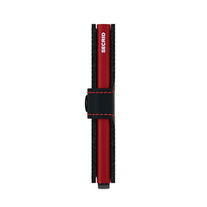 Wallet - SECRID Miniwallet Matte Black & Red