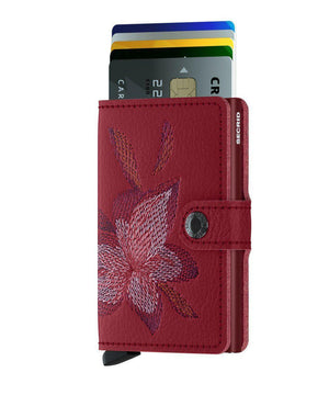 Wallet - SECRID Miniwallet Stitch Magnolia Rosso