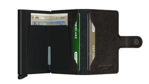 Wallet - SECRID Miniwallet Vegetable Tanned Black