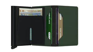Wallet - SECRID Slimwallet Matte Green - Black