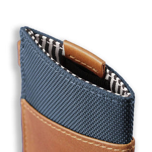 Wallet - WOLYT™ Sleeve RFID - Cobalt/Brown