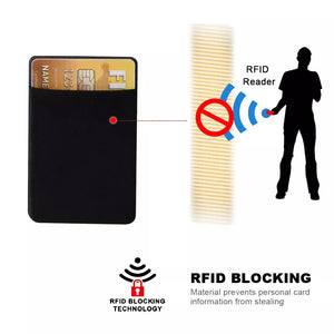 RFID Anti-Skim Self Adhesive Credit Card Wallet for Smartphones