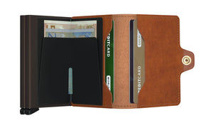 SECRID Twinwallet Original Cognac Brown