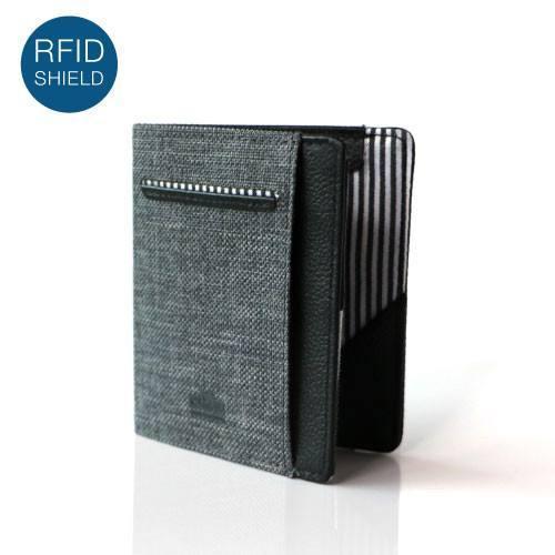 Wallet - FLIP WOLYT - Heather Black RFID