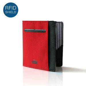 Wallet - FLIP WOLYT™ - Red/Black RFID