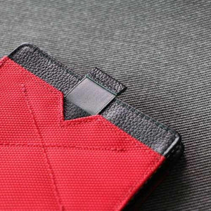 Wallet - FLIP WOLYT™ - Red/Black RFID