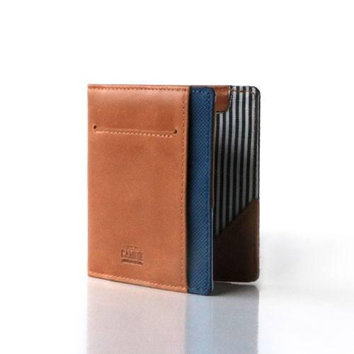 Wallet - FLIP WOLYT™ - Tan/Cobalt