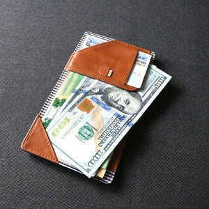 Wallet - FLIP WOLYT™ - Tan/Cobalt