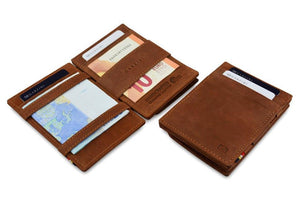 Wallet - Garzini Essenziale Magic Coin Wallet - Java Brown