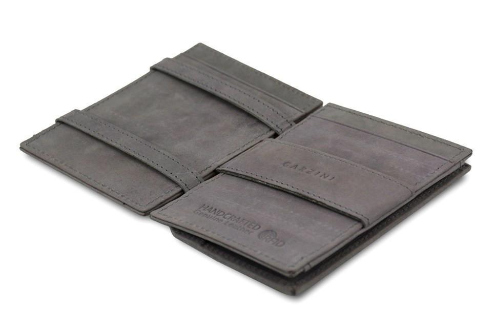 Wallet - Garzini Essenziale Magic Coin Wallet - Metal Grey