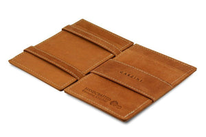 Wallet - Garzini Essenziale Magic Wallet - Camel Brown