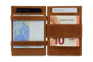 Wallet - Garzini Essenziale Magic Wallet - Camel Brown
