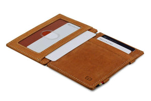 Wallet - Garzini Essenziale Magic Wallet ID Window - Camel Brown