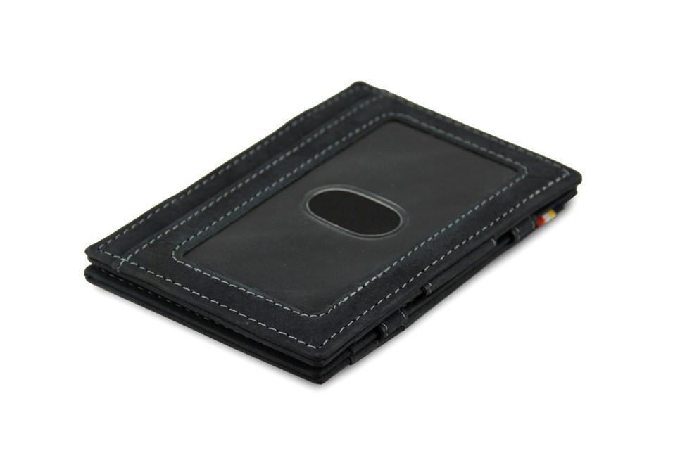 Wallet - Garzini Essenziale Magic Wallet ID Window - Carbon Black