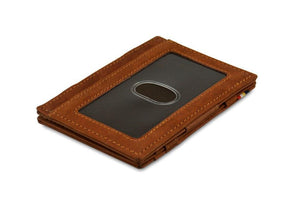 Wallet - Garzini Essenziale Magic Wallet ID Window - Java Brown