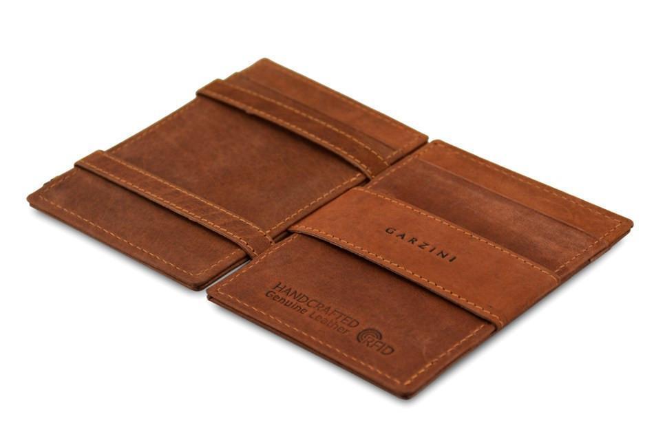 Wallet - Garzini Essenziale Magic Wallet ID Window - Java Brown