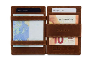 Wallet - Garzini Essenziale Magic Wallet ID Window - Java Brown
