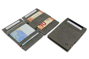 Wallet - Garzini Essenziale Magic Wallet - Metal Grey