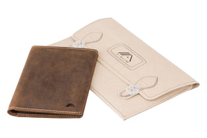 Wallet - Hoshi Leather Passport Holder Wallet