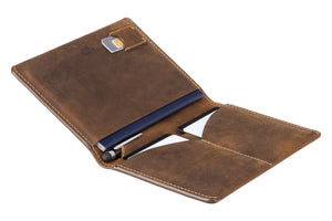 Wallet - Hoshi Leather Passport Holder Wallet