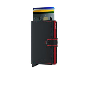 Wallet - SECRID Miniwallet Matte Black & Red