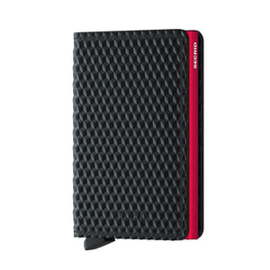 Wallet - SECRID Slimwallet Cubic Black/Red