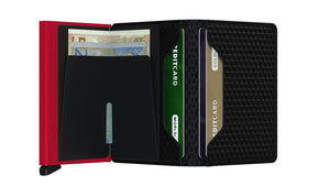 Wallet - SECRID Slimwallet Cubic Black/Red