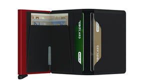 Wallet - SECRID Slimwallet Matte Black & Red