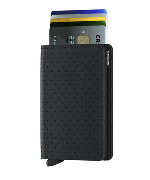 Wallet - SECRID Slimwallet Perforated Black