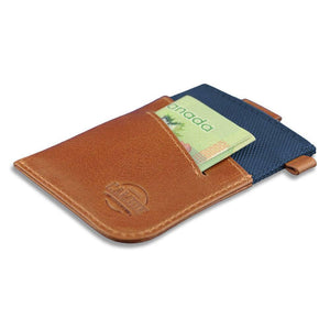 Wallet - WOLYT™ Sleeve RFID - Cobalt/Brown
