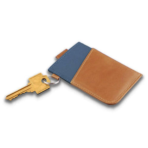 Wallet - WOLYT™ Sleeve RFID - Cobalt/Brown