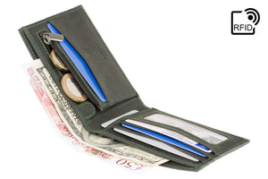 Wallet - Yugen | Cash, Coin, Card & ID Leather Wallet