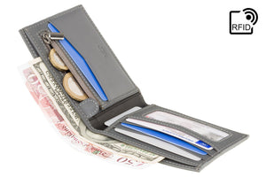 Wallet - Yugen | Cash, Coin, Card & ID Leather Wallet