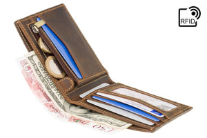 Wallet - Yugen | Cash, Coin, Card & ID Leather Wallet