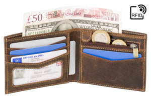 Wallet - Yugen | Cash, Coin, Card & ID Leather Wallet